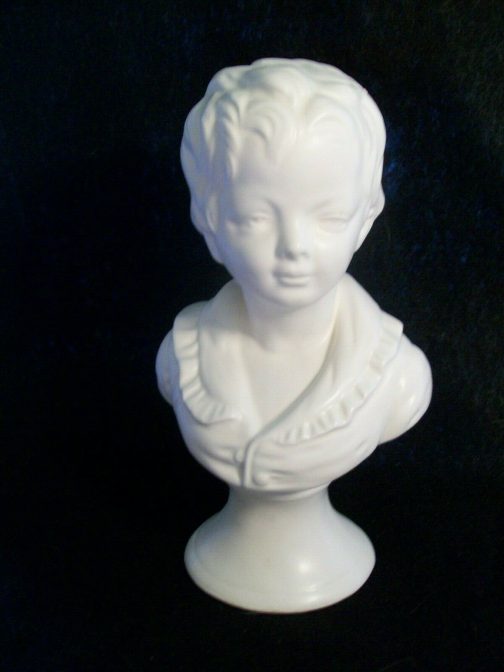 Napco boy bust figurine - Myra's Collectibles
