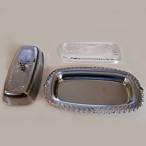 Irvinware Metal Butter Dish - Image 2