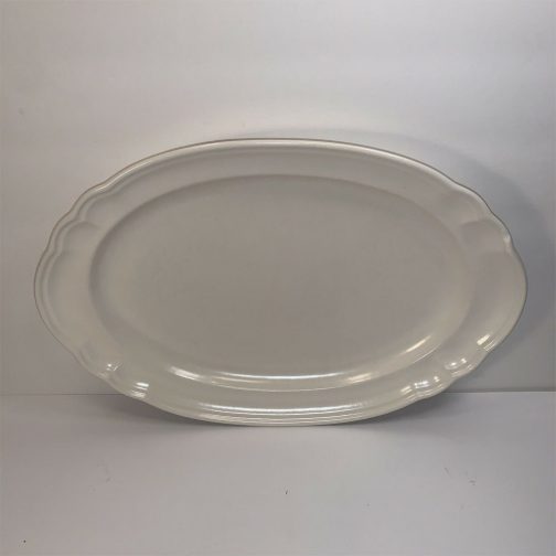 Pfaltzgraff Gazebo White Oval Serving Platter - Image 5