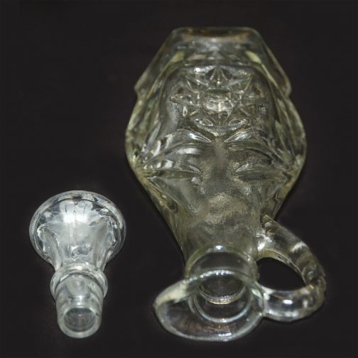 Anchor Hocking Vinegar Cruet Star of David - Image 3