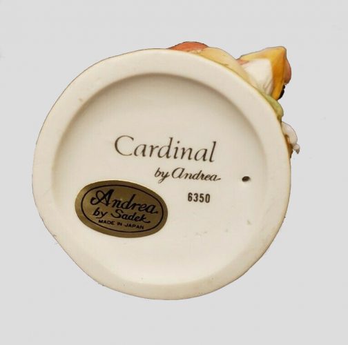 Andrea by Sadek “Cardinal” Bird Figurine #6350 - Image 2