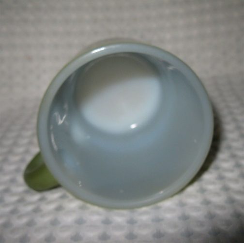 Fire King Avocado Green Stackable Coffee Mug - Image 2