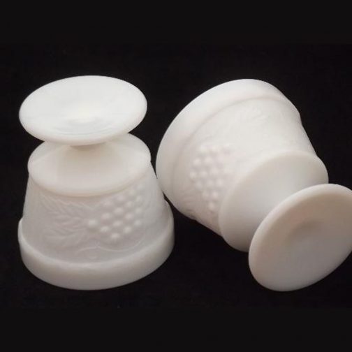 Indiana Milk Glass Footed Dessert Cups - Image 3