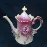 Lefton Heavenly Rose coffee pot