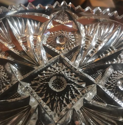 Antique Signed NUCUT Imperial Glass Candy Dish - Image 3