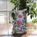 Old Foley James Kent LTD Staffordshire Made in England Chinese Rose Pitcher