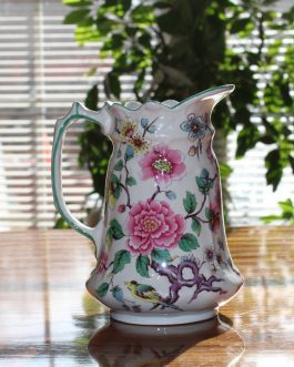 Old Foley James Kent LTD Staffordshire Made in England Chinese Rose Pitcher