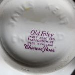 Old Foley James Kent LTD Staffordshire Made in England Chinese Rose Pitcher - Image 5
