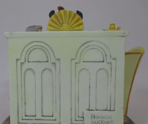 Gorham Norman Rockwell Vintage Times Bisque Porcelain Figurine - Image 5