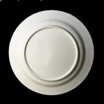 White Grapes & Leaves Embossed Dinner Plate - Image 2
