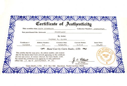 Tom Clark Gnome “Promenade” with Certificate of Authenticity - Image 5