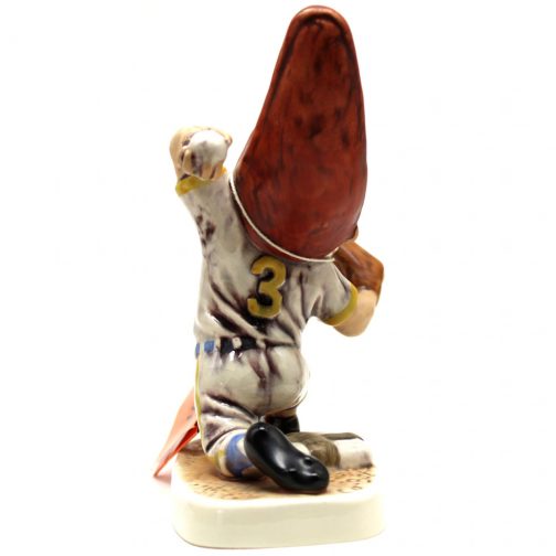 Goebel Pat the Baseball Player Gnome Lefty Pitcher Figurine With Co Boy Story! - Image 3