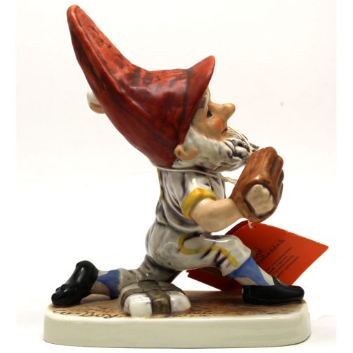 Goebel Pat the Baseball Player Gnome Lefty Pitcher Figurine With Co Boy Story! - Image 4