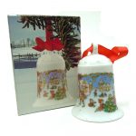 Weihnachts-Glocke 1987 Porcelain Christmas Bell - Image 2