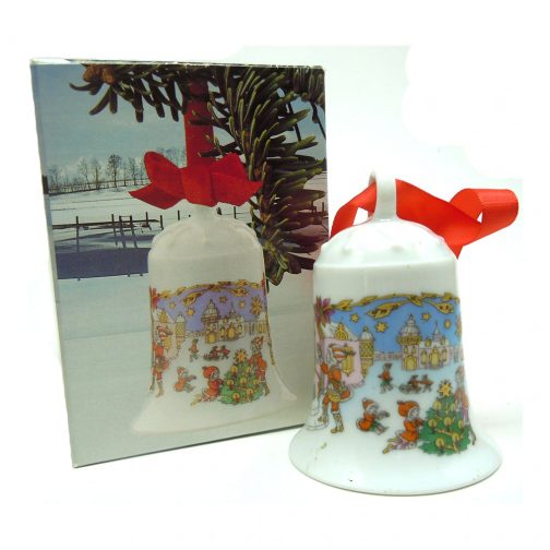 Weihnachts-Glocke 1987 Porcelain Christmas Bell - Image 2