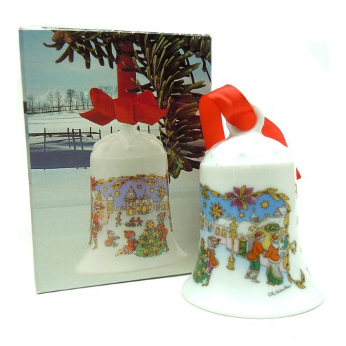 Weihnachts-Glocke 1987 Porcelain Christmas Bell - Image 3