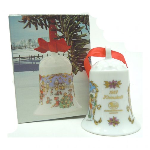 Weihnachts-Glocke 1987 Porcelain Christmas Bell - Image 4