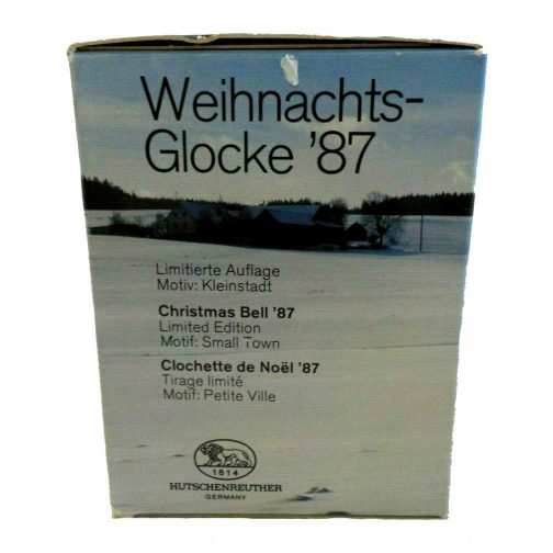 Weihnachts-Glocke 1987 Porcelain Christmas Bell - Image 5