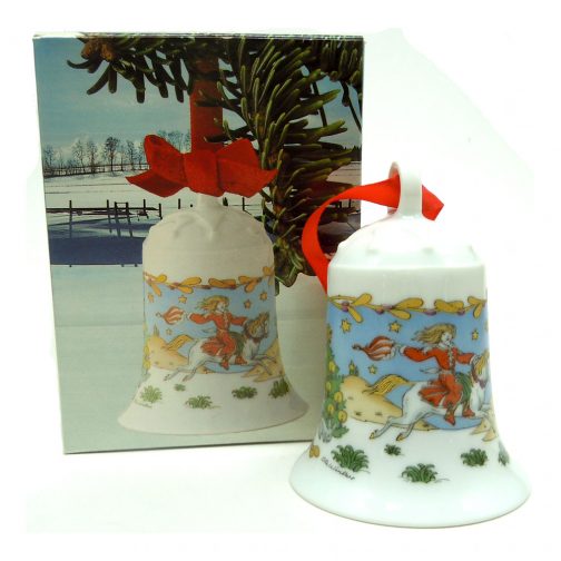 Weihnachts-Glocke 1988 Porcelain Christmas Bell - Image 2