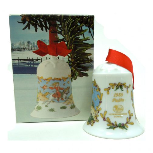 Weihnachts-Glocke 1988 Porcelain Christmas Bell - Image 4