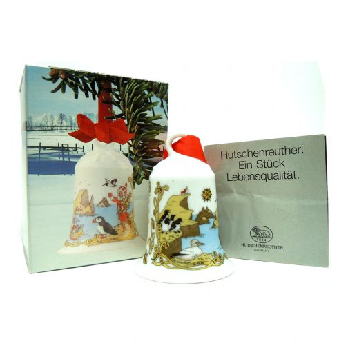 Weihnachts-Glocke 1989 Porcelain Christmas Bell - Image 2