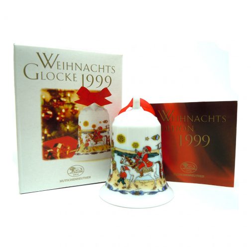 Weihnachts-Glocke 1999 Porcelain Christmas Bell - Image 2