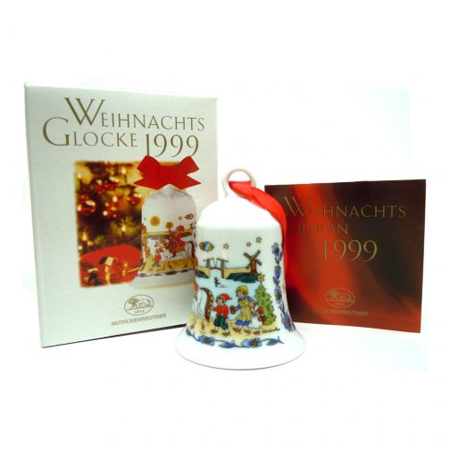Weihnachts-Glocke 1999 Porcelain Christmas Bell - Image 3