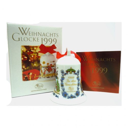 Weihnachts-Glocke 1999 Porcelain Christmas Bell - Image 4