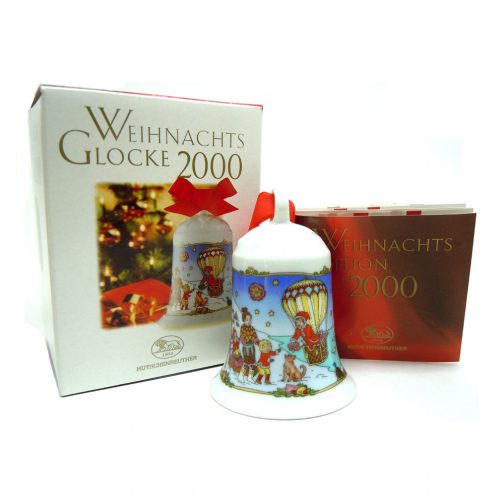 Weihnachts-Glocke 2000 Porcelain Christmas Bell - Image 2