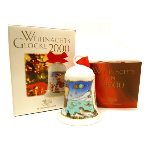 Weihnachts-Glocke 2000 Porcelain Christmas Bell - Image 3