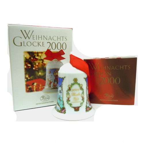Weihnachts-Glocke 2000 Porcelain Christmas Bell - Image 4