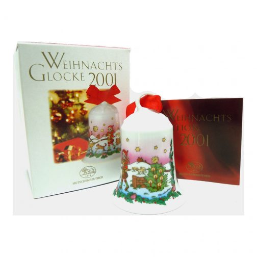 Weihnachts-Glocke 2001 Porcelain Christmas Bell - Image 2