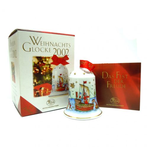 Weihnachts-Glocke 2002 Porcelain Christmas Bell - Image 2