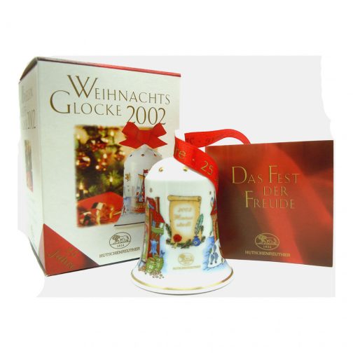Weihnachts-Glocke 2002 Porcelain Christmas Bell - Image 4
