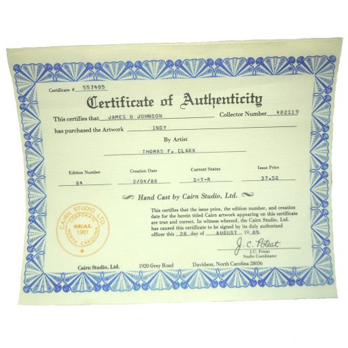Tom Clark Gnome "Indy" with Certificate of Authenticity - Image 5