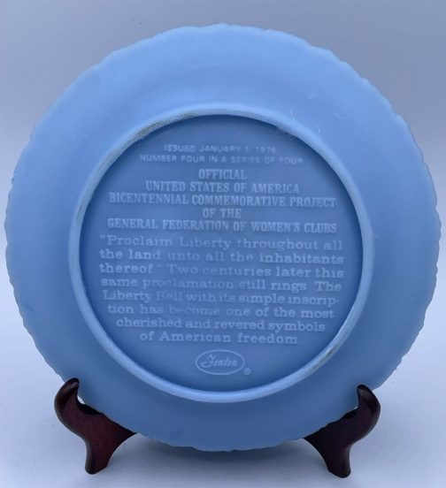 Fenton USA Bicentennial Commemorative Plate - Image 2