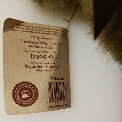 Boyds Bears "U.R. Loved" Jointed Plush Bear with Tag - Image 6