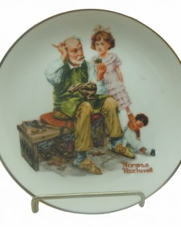 Norman Rockwell "The Cobbler" Collector Plate